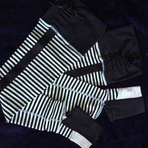 RARE Mint/Blk Vinyasa & Leg Warmer COMBO